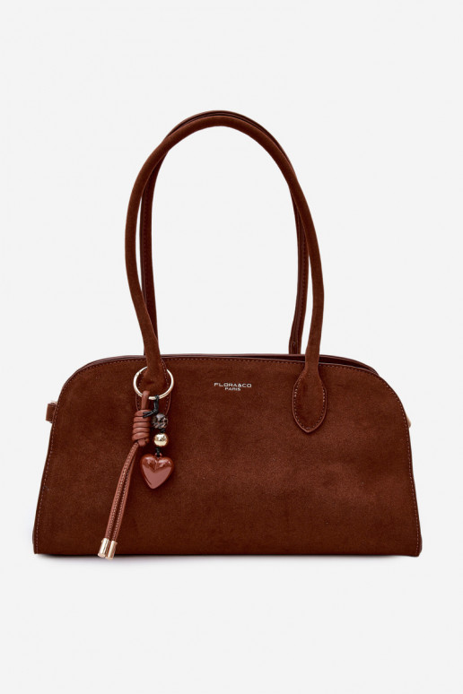 SomaBrelokiem I ar sprādzēmmi Eko zamšādaoIna brūnas krāsas Violette