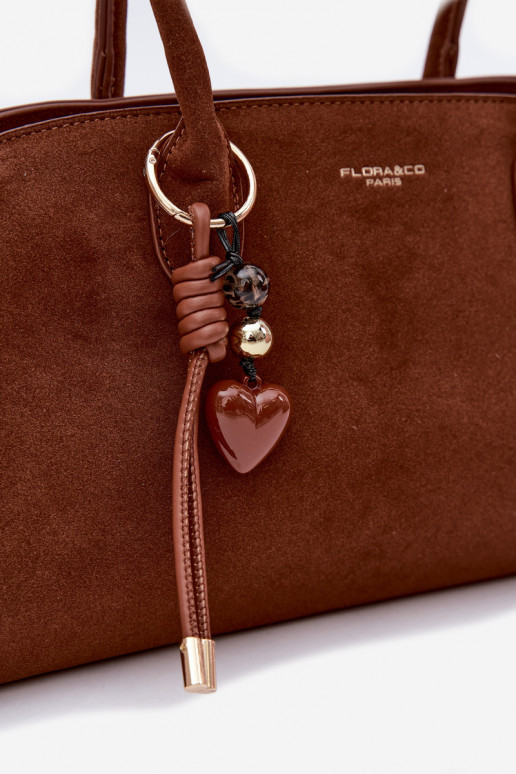 SomaBrelokiem I ar sprādzēmmi Eko zamšādaoIna brūnas krāsas Violette