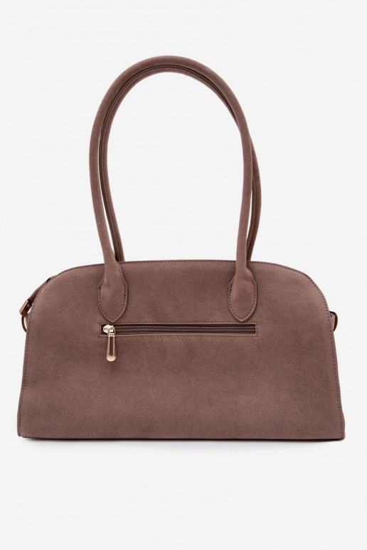 SomaBrelokiem I ar sprādzēmmi Eko zamšādaoIna Tumšsbēšs Violette