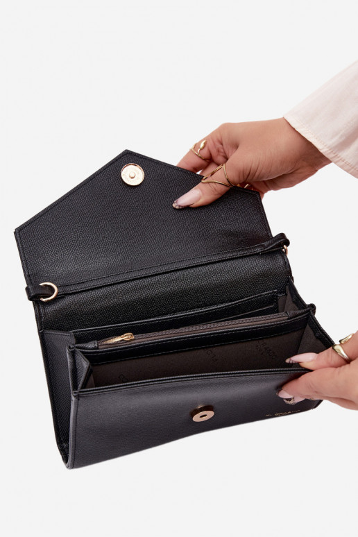 Soma Tā irza rokassomiņa Tā irciņš 2in1 Ar noņemamu siksnu Melnas krāsas Pauline