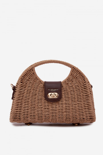 Pīti Soma Ar noņemamu siksnu Brūnas krāsas Delphine