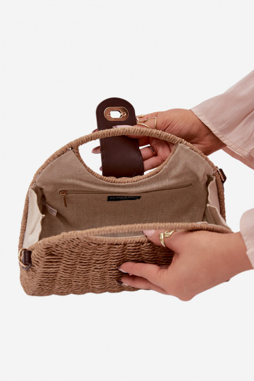 Pīti Soma Ar noņemamu siksnu Brūnas krāsas Delphine