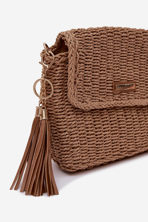 Soma Typu Pastniece No Braid Brūnas krāsas Tamara