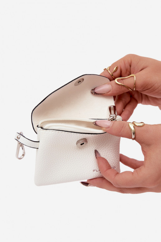 Portmonetka Sieviešu no eko ādas Ecru Calienne