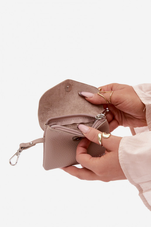 Portmonetka Sieviešu no eko ādas ziloņkaula krāsas Calienne