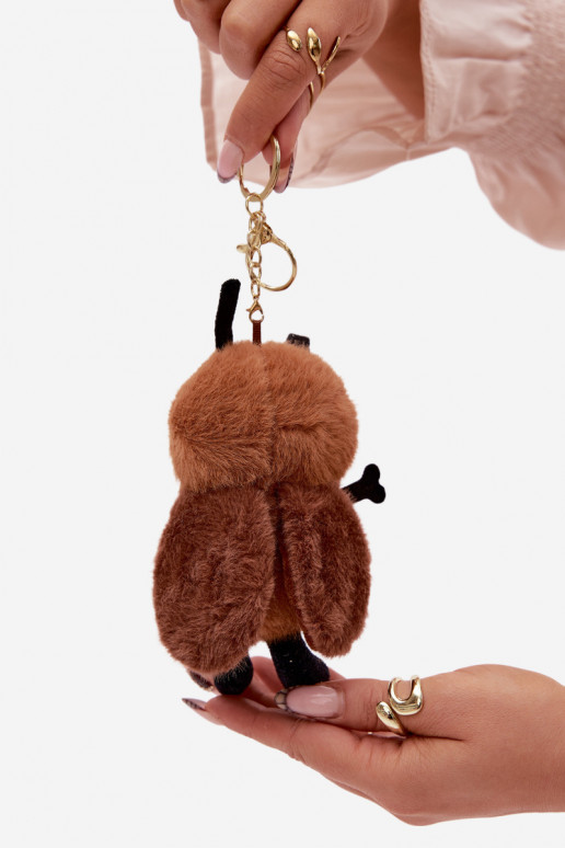 Breloczek ZaInieszka Do Torebki Kluczy Tā irskotka Pszczoła brūnas krāsas