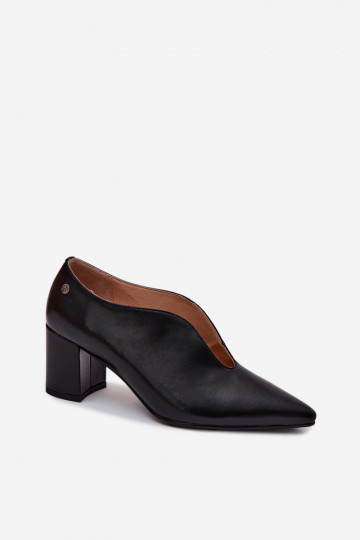 Āda apavi Sieviešu ar papēdi Tā irciejka K7469-01 melnas krāsas 2