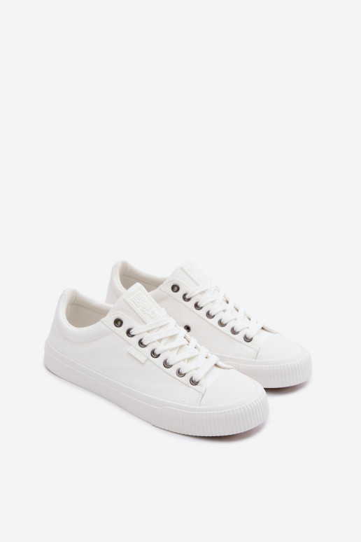 Vīriešu zemie brīvdienu zābaki baltā krāsā