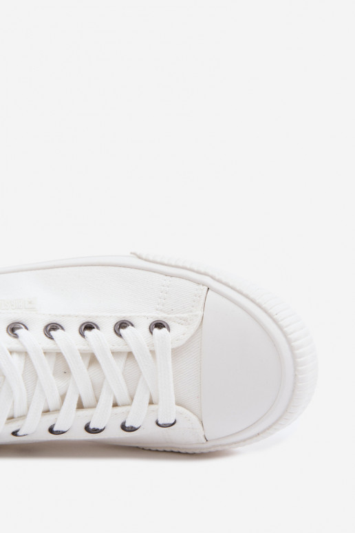 Vīriešu zemie brīvdienu zābaki baltā krāsā