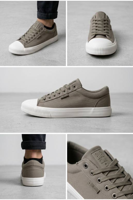 Vīriešu zemie brīvdienu zābaki pelēkā krāsā