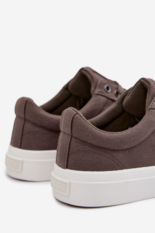 Vīriešu zemie brīvdienu zābaki pelēkā krāsā