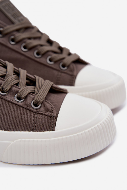 Vīriešu zemie brīvdienu zābaki pelēkā krāsā