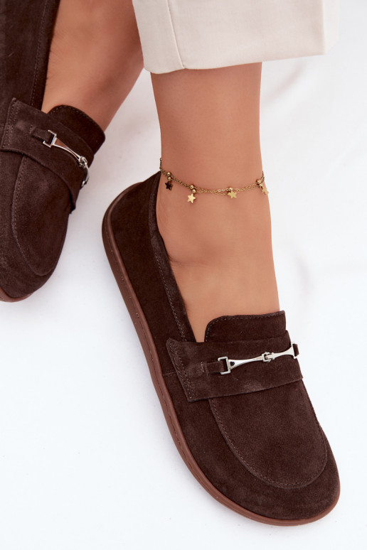 Mokasīni Barefoot zamšādas Zazoo 322 CzekoladoIne