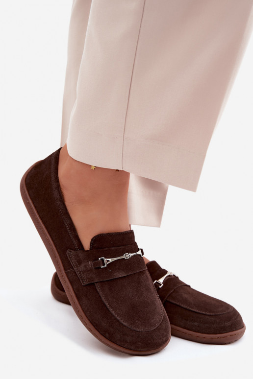 Mokasīni Barefoot zamšādas Zazoo 322 CzekoladoIne