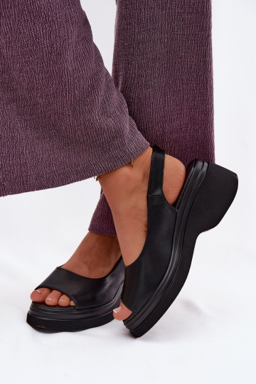 Āda ar platformus basenes Vinceza 66936 melnas krāsas 2