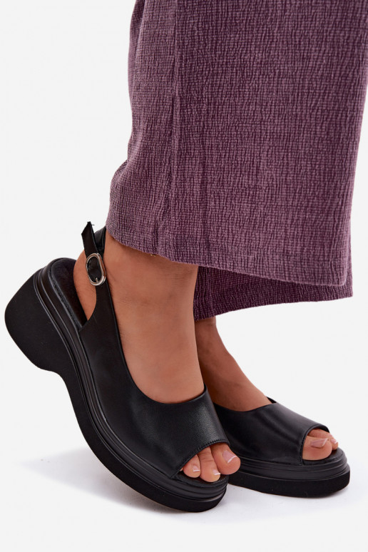 Āda ar platformus basenes Vinceza 66936 melnas krāsas