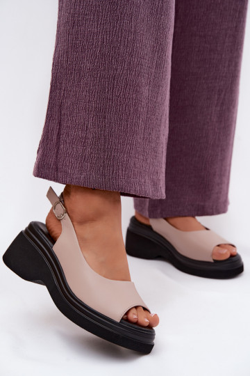 Āda ar platformus basenes Vinceza 66936 smilšu krāsas 2