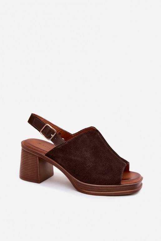 Āda Eleganti augstpapēžu kurpes Post Vinceza 39995 CzekoladoIne