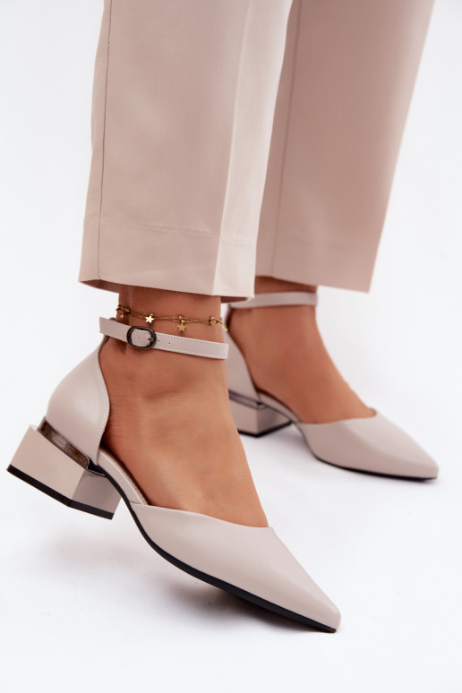 Kurpes Klockā ar siksniņām Vinceza 62278 smilšu krāsas