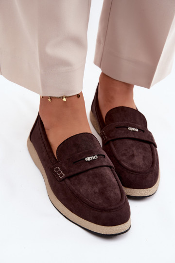sieviešu mokasīniImitacji zamšādasu Vinceza 62273 CzekoladoIne