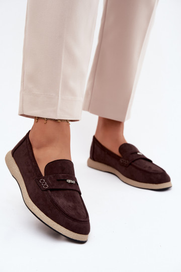 sieviešu mokasīniImitacji zamšādasu Vinceza 62273 CzekoladoIne 2