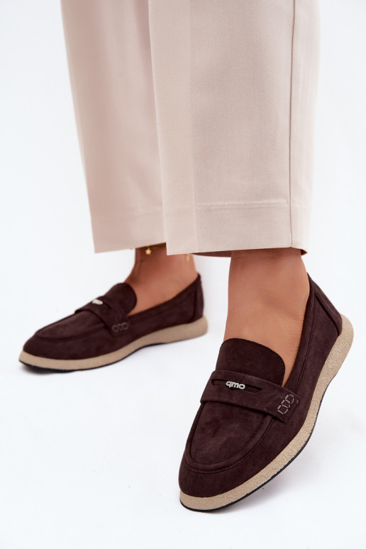 sieviešu mokasīniImitacji zamšādasu Vinceza 62273 CzekoladoIne