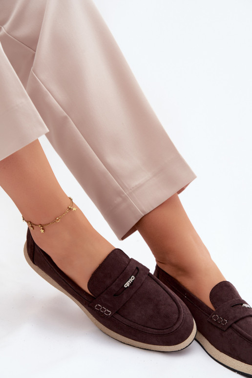 sieviešu mokasīniImitacji zamšādasu Vinceza 62273 CzekoladoIne