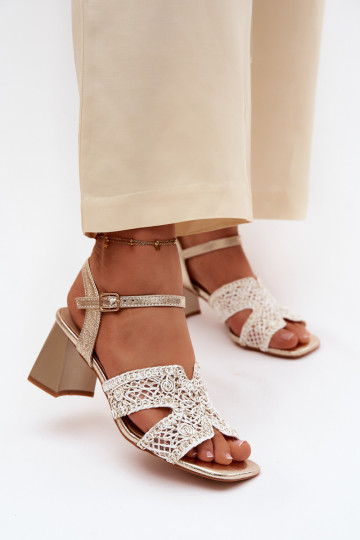 Sieviešu basenes Vinceza 20282 Zelta krāsas 2