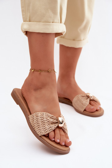 ar rakstiem sieviešu čības Ze Zelta krāsasm Detalem smilšu krāsas Goldie