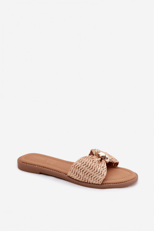 ar rakstiem sieviešu čības Ze Zelta krāsasm Detalem smilšu krāsas Goldie