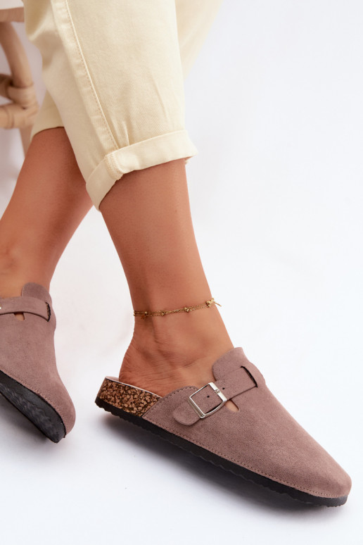 Čības Tukšas Sieviešu ar sprādzēm smilšu krāsas Lacey