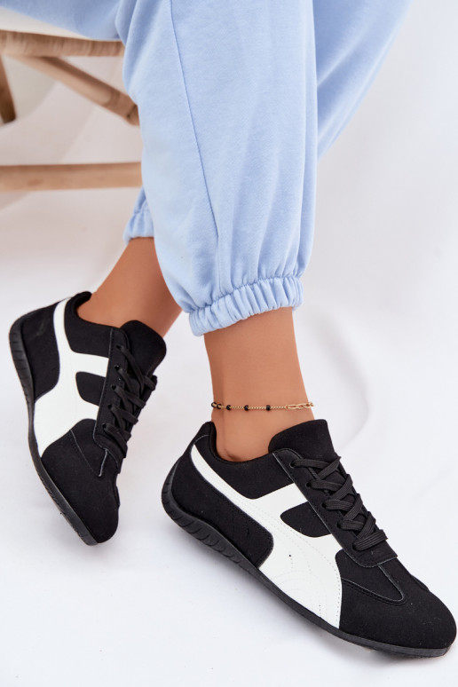 Sneakers modeļa apavi Sieviešu melnas krāsas Tā irple