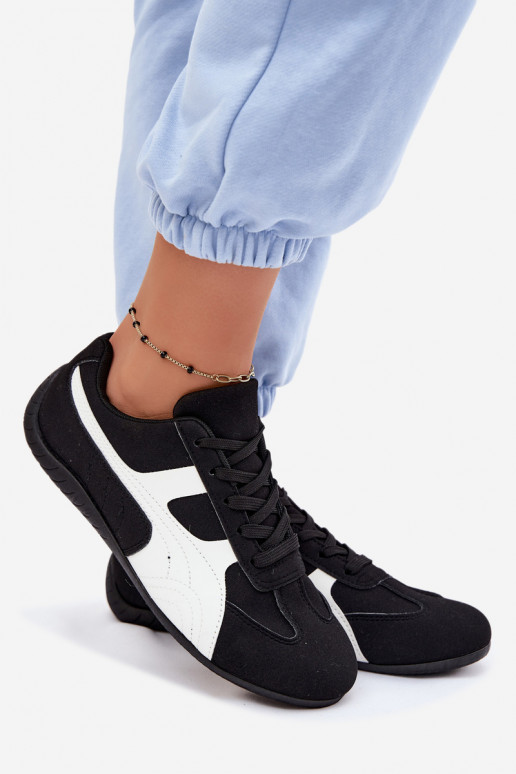 Sneakers modeļa apavi Sieviešu melnas krāsas Tā irple