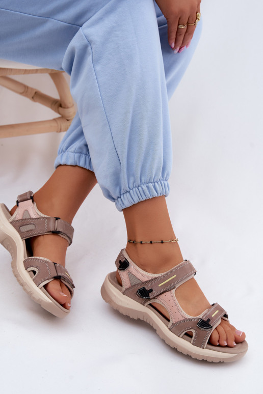 Sieviešu basenes Sieviešu IN SportoInym Stylu McKeylor 95414 smilšu krāsas-Rozā krāsas