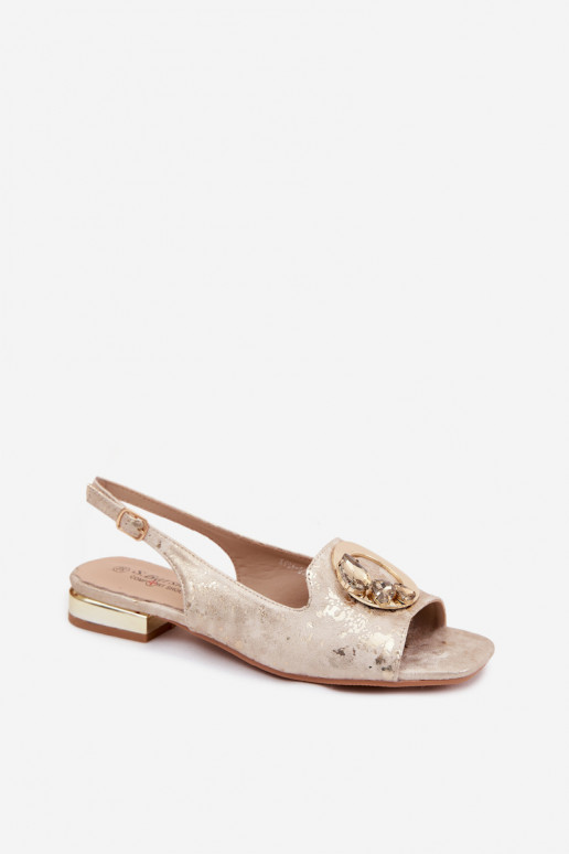 līdzenas zoles basenes ar ornamentiem S.Barski KV61-6024 Zelta krāsas