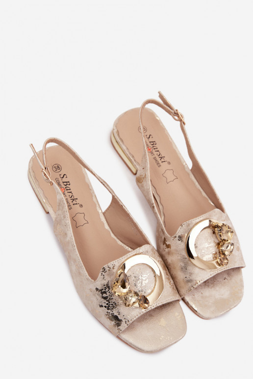 līdzenas zoles basenes ar ornamentiem S.Barski KV61-6024 Zelta krāsas