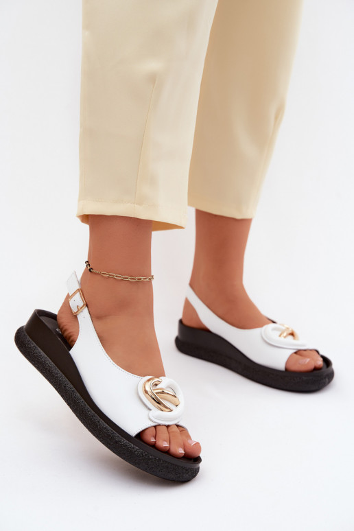 Āda ar platformus basenes ar ornamentiem S.Barski KV61-6047 baltas krāsas