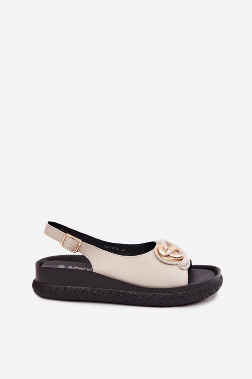 Āda ar platformus basenes ar ornamentiem S.Barski KV61-6047 smilšu krāsas