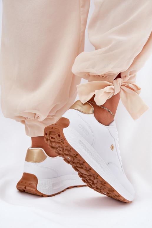 Gaisma sporta apavi Sieviešu Big Star RR274629 HI-POLY SYSTEM baltas krāsas