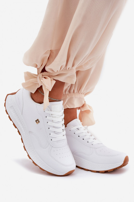 Gaisma sporta apavi Sieviešu Big Star RR274629 HI-POLY SYSTEM baltas krāsas