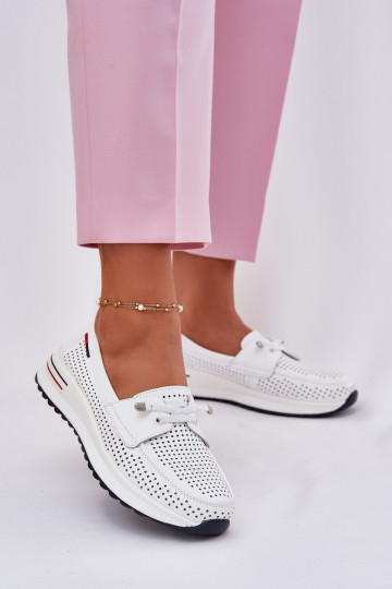 Āda apavi Sieviešu ar platformu baltas krāsas Violeth 2