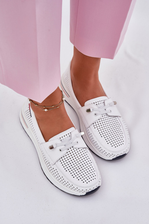 Āda apavi Sieviešu ar platformu baltas krāsas Violeth