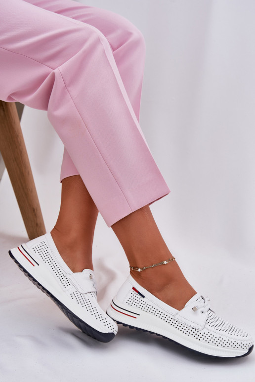 Āda apavi Sieviešu ar platformu baltas krāsas Violeth