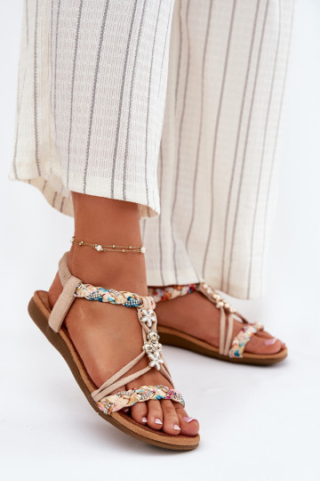 Sieviešu basenesPrzypinkami I Plecionymi Paskami smilšu krāsas Nusoreth