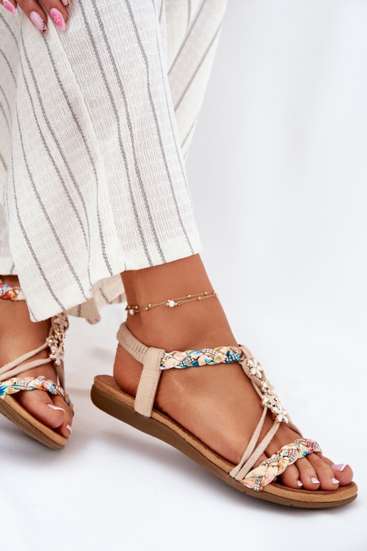 Sieviešu basenesPrzypinkami I Plecionymi Paskami smilšu krāsas Nusoreth