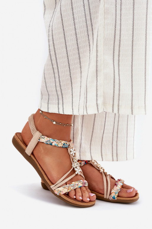 Sieviešu basenesPrzypinkami I Plecionymi Paskami smilšu krāsas Nusoreth