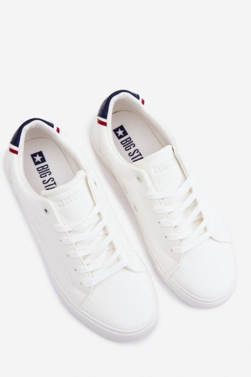 Sneakers modeļa apavi vīriešu sporta apavi Big Star TT174083 baltas krāsas