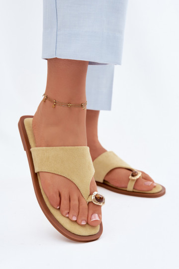 zempapēžu Čības modernas iešļūcenes Sieviešu Ar greznu Detalem Dzelteni Fedira 2