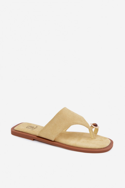 zempapēžu Čības modernas iešļūcenes Sieviešu Ar greznu Detalem Dzelteni Fedira