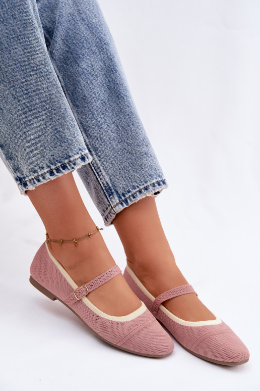 zempapēžu BalerīnasTīklsgo Tā irteriālsu Rozā krāsas Zelisa